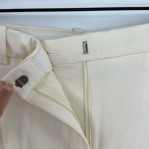 NWT J. Crew Womens Ivory High Rise Essential Wide Leg Pant Size 12P - Picture 11 of 15